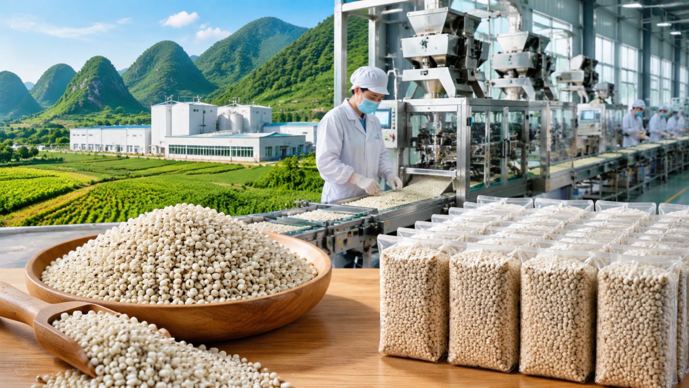 明山区为薏仁米采购提供产地直供